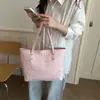 2025 Estiloso Modelo Nuevo de Verano, Hermoso y Moderno para el Trayecto Diario, Bolso Tote Casual Simple de Gran Capacidad para Hombro o Axila