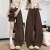 Pantalones de maternidad para otoño e invierno, nuevos pantalones de pana de pierna curva, forrados de polar, engrosados, de cintura alta, soporte para el vientre, cálidos, casuales no restrictivos