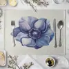 Mantel de Mesa de Comedor con Patrón de Flores Multicolor Estilo Europeo Mantel de Comedor Suministros de Cocina Mantel para Comida Occidental Posavasos LOGOTIPO