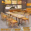 Restaurante de Hamburguesas Sushi Comida Rápida Hotpot Picante Tienda de Fideos y Empanadas Mesas y Sillas de Restaurante Comedor Cafetería Mesas y Sillas de Comedor