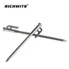 RICHWITS acero inoxidable 420 para exteriores Clavija de tienda de campaña Sky tomb para suelo de camping Clavija de suelo para camping Clavija de suelo anticaída