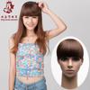 Peruca de faixa de cabelo estilo coreano em estoque com franja arrumada para afinar o rosto sem marcas peruca fashion acessórios de cabelo peruca de seda de alta temperatura franja atacado