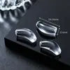 Cristal Branco Natural Tubo Curvo Nariz de Touro Contas Soltas Acessórios Feito à Mão Peças para Joias DIY Pulseira Colar Venda Direta de Fábrica