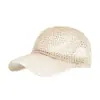 Sombreros de Moda Europeos y Americanos para Mujer, Gorras de Béisbol de Malla Transpirable para Verano, Sombreros Casuales Versátiles con Protección Solar, Diseño Simple
