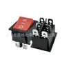 Interruptor Basculante Kcd4 de 6 Pines y 3 Posiciones, Auto-Bloqueante, Reset Doble Polo Doble Tiro para Barco