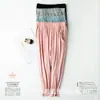 Pantalones Cortos de Primavera y Verano con Bolsillos, Estilo Casual Simple, Cintura Elástica, Absorbentes de Sudor, Adecuados para Deportes, Ropa de Casa y Pijamas, Elásticos, Transpirables y Frescos