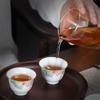 Pintado à mão underglaze cor doce branco porcelana master Cup Single Cup retrô cerâmica kung fu chá set chá xícara chá xícara