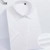 Camisa Dp Pronta para Vestir Sem Passar Primavera e Verão Manga Longa Masculina Formal para Trabalho Camisa Branca de Algodão para Trabalho Roupa de Trabalho Simples e Versátil
