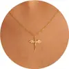 Collar Transfronterizo Europeo y Americano con Temática Oceánica con Corazón de Cobre en Forma de Luna, Estrella de Mar, Moño, Copo de Nieve, Cruz, Colgante de Softbol, Joyería para Mujer