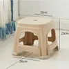 Taburete de plástico engrosado, silla para personas con sobrepeso, taburete de plástico engrosado duradero, taburetes pequeños resistentes al por mayor para uso doméstico