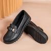 Estoque Disponível Sapatos Baixos Femininos Antiderrapantes de Solado Macio para Trabalho, Casuais Pretos, Confortáveis, Versáteis, Não Cansam os Pés, Super Macios