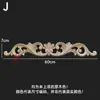 Dongyang Tallado en Madera Estilo Europeo Calcomanía Accesorios para Muebles Flores para Puertas de Madera Tallado Fino Calcomanías para Puertas de Gabinete Flores para Cabeceras Calcomanías de Madera Maciza Decoración
