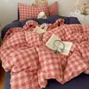 Juego de Cuatro Piezas de Gasa Doble Capa Clase A, Sábana Plana, Funda de Edredón, Sábana Ajustable, Juego de Tres Piezas, Juego de Una Pieza, Dropshipping, Venta al por Mayor del Fabricante, Compra Grupal, Transfronterizo