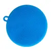 Paño de cepillo de silicona multifuncional para platos, trapo de cocina antiadherente para aceite, paño para lavar ollas doméstico, al por mayor, engrosado de doble cara, cepillo para tazón