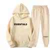 Nuevo conjunto de sudadera con capucha estilo americano con estampado de letras, casual y versátil, marca de moda, sudadera y pantalones de chándal holgados, unisex