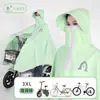 Impermeable para Motocicleta Eléctrica para Mujer, Engrosado y Largo, Poncho Especial a Prueba de Lluvia para Adultos para Ciclismo