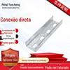 Acessórios Fotovoltaicos Aço Tipo C Conector Direto 41*41 Peça de Conexão Solar Suporte Antissísmico Junta Galvanizado Galvanizado a Quente