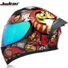 Casco para Motocicleta Eléctrica Jiekai para Hombre y Mujer, Casco Integral de Doble Lente, Cobertura Total, Bluetooth Universal para Coche de Calle, para Todas las Estaciones