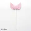 Asas Bandeira Asas de Anjo Decorações para Bolo de Aniversário Asas de Pena Plug-in Asas de Amor Acessórios