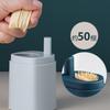 Cozinha criativa imprensa palito de dente caixa de dente personalizado personalizado doméstico automático pode pó plástico titular palito