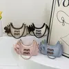 Bolsa Pequena Color Block Tecida com Letra Tendência para Mulheres 2025 Nova Versátil Transversal para o Dia a Dia