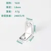Soporte de Ángulo de Acero Inoxidable Ángulo Recto de 90 Grados Soporte para Estante Tipo T Tipo L Conector de Ferretería para Muebles Soporte de Ángulo Engrosado Fijo