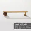 Alça de latão Novo estilo antigo chinês porta de armário guarda-roupa sapateira móveis estilo minimalista francês nogueira alça longa