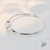 Pulsera de plata de ley 999 con lazo ligero, pulsera de plata de lujo, nueva pulsera de nicho, regalo al por mayor.