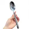 Tenedor y Cuchara de Acero Inoxidable con Mango de Textura de Diamante Creativo Juego de Cinco Piezas de Vajilla Estilo Occidental Cuchara de Postre Cuchara de Té Acabado Espejo Dorado