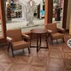 Poltrona Individual para Sala de Estar, Varanda, Área de Lazer, Poltrona para Loja de Chá com Leite, Recepção de Café e Poltrona para Reunião