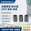 Sur de Asia PVC suministro de agua directo UPVC tipo socket tubería de suministro de agua aro plástico gris paso directo