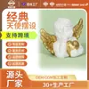 Estatueta de anjo clássica, em formato de coração, perfeita para o Dia dos Namorados, decoração de jardim ao ar livre, cria uma atmosfera encantadora, artesanato em resina, tamanho personalizável