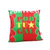 Almohada de Dibujos Animados Estampada Souvenir Ventilador Regalo Mundial Estilo Moderno Cuadrada Almohada Cojín Núcleo Sofá