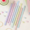 Origami de estrela feito à mão de alta aparência em cores de macaron, garrafa da sorte de estrela de cinco pontas feminina estilo ins, presente