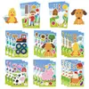 8 Collage Creativo DIY Granja de Animales Juguete Infantil Pegatinas Educativas Hechas a Mano Decorativas Impermeables