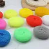 Comercio exterior de fábrica 6G color plástico pp color tejido bola limpia tejida tenis accesorios cerámicos no dañan la olla