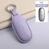 Adequado para os Modelos Ideal L6L7L8L9, Capa Protetora Simples de Couro para Chave de Carro, Estojo de Chave de PU de Três Cores com Cobertura Total