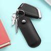 Estuche Protector Negro de Cuero para Llaves, Almacenamiento de Cable de Datos U Disk, Estuche para Banca en Línea U Shield, Cuero PU Engrosado Resistente al Desgaste Antiperdida