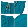 Uniforme de Enfermera, Bata Quirúrgica, Ropa de Quirófano, Bata de Aislamiento, Uniforme Unisex para Clínica Dental, Conjunto de Pantalón Largo y Manga Corta, Personal Médico