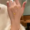 Nuevo Collar de Borla de Mariposa Chapado en Oro Estilo Chino, Accesorio Dopamina que No se Desvanece, Joyería de Diseño de Nicho de Lujo Ligero