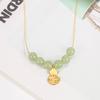 Collar de Jade Hetian Marca Fortune Full Fulu Lujo Ligero Nicho Sentido del Diseño Avanzado Nuevo 2022 Cadena para Clavícula