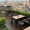 Mesas y Sillas de Exterior para Patio, Jardín, Terraza, Exterior junto al Mar, Restaurante Occidental, Cafetería, Comedor y Alojamiento, Juego de Mesa y Sillas Sofá
