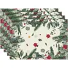 Novo Produto Mais Vendido da Amazon Jogos Americanos de Inverno Jogos Americanos de Natal Decoração de Casa Mesa de Cozinha Jogos Americanos Impressos Digitalmente