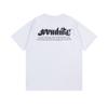 Camiseta de manga corta OW holgada de talla grande para amantes de las marcas de marea europeas y americanas de la generación del verano 2024