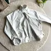 Chaqueta reversible Cleanfit de rayas con cuello alto para hombre, nuevo modelo de primavera y otoño, abrigo de diseño casual simple y versátil