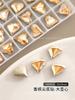 Adornos Explosivos para Taladro de Arte de Uñas Super Flash Champán Cristal de Fondo Puntiagudo Taladro Corazón Cónico Hielo Cuadrado Gordo Forma Especial Adorno de Uñas Taladro