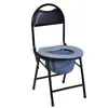 Silla de Inodoro Plegable Silla de Inodoro para Ancianos Mujeres Embarazadas Silla de Inodoro para Discapacitados Inodoro Móvil Silla de Inodoro para Ancianos