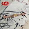 Botão de Fecho Cheongsam Fio de Ouro Enrolado Botão Borla Longa e Curta Estilo Nacional Botões Tecidos à Mão Hanfu Traje Tang