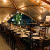 Tenda Domo de Lótus de Camada Única Toldo Área Cênica Externa Acampamento Bar Grande Toldo Domo para Catering Salão Esférico