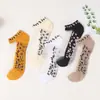 Meias Femininas de Seda de Vidro para o Verão, Meias Sexy com Estampa de Leopardo, Meias Curtas de Seda com Cristal Resistentes a Puxões, Meias Finas Invisíveis